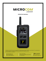 PLIANT TECHNOLOGIES PMC-2400XR MicroCom 2400XR Wireless Intercom User manual