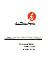 Hallicrafters SR-160 Transceiver User manual