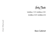 Harley Benton SolidBass Series Bass Cabinet User manual