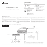 TP-LINK TL-SF1005P 5 Port 100Mbps Desktop PoE PoE+ Switch Installation guide