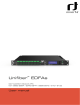 Inverto 5892-5894 Unifiber EDFAs Optical Amplifier User manual