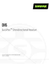 Shure DH5 DuraPlex Omnidirectional Headset User guide