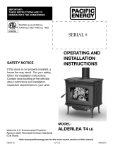 Pacific energy Alderlea T4 Classic LE User manual