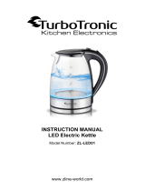 Turbotronic ZL-LED01 LED Electric Kettle User manual