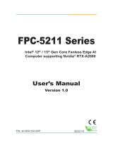 Arbor Technology FPC-5211 Series User manual