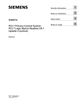Siemens PCS 7 Process Control System V9.1 Update 2 User guide