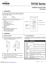 Aube Technologies TH150 Series VAV Thermostat User guide