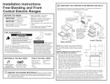 GE JB625DKWW Installation guide