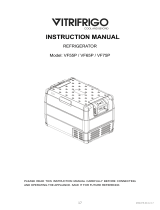 Vitrifrigo VF55P 55 Litre Portable 12v 240v Campervan Fridge Freezer User manual