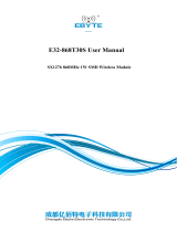 ebyte E32-868T30S SX1276 868MHz 1W SMD Wireless Module User manual