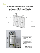 Bintronic BT-101 Motorized Cellular Shade Operating instructions