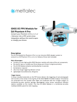 mettatec GNSS X5 PPK Module for Phantom 4 Pro and Advance User manual