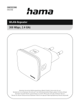 Hama 00053306 N300 2.4GHz 300Mbps WLAN Repeater User manual