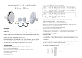 FLOTIDE SMD2835 1 Inch Fitting LED Pool Light User manual