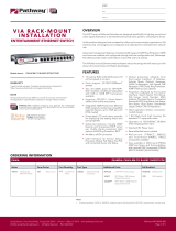 Pathway PWVIA RM P12 RJ45EC SFPSLOT POE Entertainment Ethernet Switch Installation guide