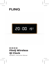 FlinQ FQC8269 Wireless QI Clock User manual