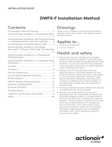 Swegon ACTIONAIR-INSTALLATION-METHOD-DWFX-F V1.0 Owner's manual