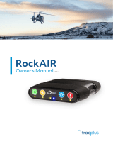 Tracplus RockAIR Reliable and Affordable Aircraft Tracking Device Owner's manual