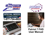 Patriot 7FHD Handheld Video Magnifier User manual
