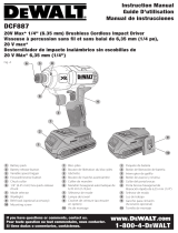 DeWalt DCF887B User manual