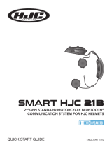 HJC Helmets Smart HJC-21B 2nd Gen Standard Motorcycle Bluetooth Communication System User guide