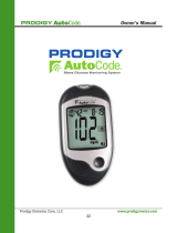 Prodigy AutoCode Blood Glucose Meter Owner's manual