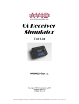 Avid 102-01 User manual