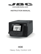 jbc HDE. Control Unit Owner's manual