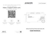 Anker A17A2 EverFrost Powered Cooler 50 User manual