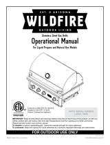 Wildfire WF-PRO30G-RH-LP Ranch PRO 30-Inch Black 304 SS Propane Gas Grill User manual
