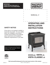 Pacific energy Vista Classic LE User manual