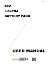 plenti SOLAR LiFePO4 48V Battery Pack User manual