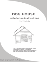 MyCritterSitters PL-002 Pet House Operating instructions