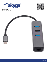 Akyga AK-AD-66 Hub USB User manual