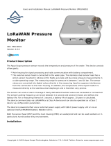 Aqua-Scope PRELWE02 LoRaWAN Pressure Monitor User manual