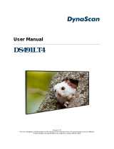 Dynascan DS491LT4 49 Inch Fanless High Brightness Digital User manual