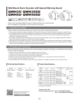 Qlight QWH50SD Wall Mount Alarm Sounder User manual