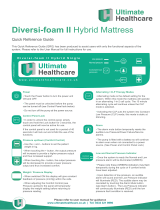 Ultimate Healthcare Diversi Foam II Hybrid Mattress User guide