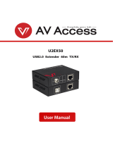 AV Access U2EX50 User manual