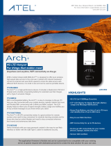 Atel ALM-W02 Arch+ 4G LTE Mobile Hotspot Owner's manual