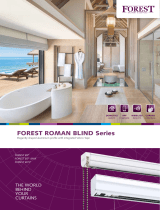 FOREST Blind Series BS Blind System AluDeco Rails Roman User manual