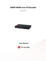 AV Access HDIP100D User manual