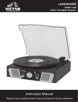 Victor VHRP-1100 5-IN-1 Turntable System User manual
