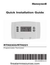 Honeywell RTH2300 Programmable Thermostat Installation guide