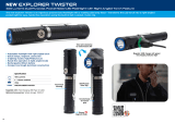 NightSearcher EXPLORER Twister 400 Lumens Dual Purpose LED Flashlight Operating instructions