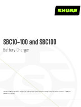 Shure SBC10-100 Battery Charger User guide