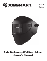 JobSmart 1875790 Welding Helmet Owner's manual
