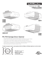 LiftMaster 83650 Chain Drive Wi-Fi Garage Door Opener User guide