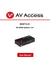 AV Access 4KSP14-D User manual