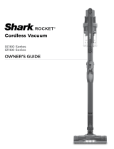 Shark IZ160 Series Rocket Pet Pro Cordless Stick Vacuum User manual